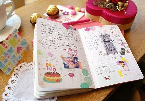 लड़कियों के लिए डायरी बनाने के बारे में कुछ सुझाव